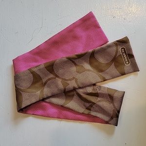 COACH Signature Silk Scarf